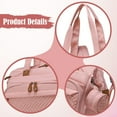 thumbnail image 6 of LeeQinersw Diaper Bag Backpack Travel Bag Large Capacity Wear Resistant with Shoes Compartment Pacifier Case for Clothes Trip Essentials Pink, 6 of 9