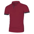 thumbnail image 6 of StSilkitty Lightweight Golf Shirts for Mens Solid Color Short Sleeve Collared Buttons Athletic T-Shirt Beach Vacation Casual Tops, 6 of 8