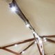 thumbnail image 3 of Yescom 30 LED Solar String Light Cool White for 6-Rib 8 ft 9 ft Outdoor Patio Wooden Umbrella with Plastic Clips, 3 of 9