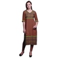 thumbnail image 1 of Bimba Kurtis Droits Imprimés pour Femmes Kurta à Panneaux Tunique d'Été, 1 of 5