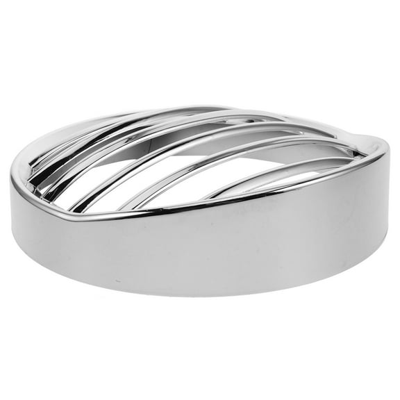 unbranded Retro Motorcycle Headlight Guard Mesh Grill Protector Plastic Headlight Cover Motorcycle Headlight Shield Universal Lamp Protection with 3 Adhesives