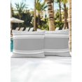 thumbnail image 4 of Outdoor Pillows Waterproof, Grey Striped Throw Pillows with Inserts Included, Modern Color Block Farmhouse Stripes Indoor Outdoor Decorative Lumbar Pillow for Bed/Couch/Patio 18"x18", 2Pcs, 4 of 8
