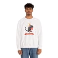 thumbnail image 2 of Cat Heart Sweatshirt, Heart Sweatshirt, Cat Sweatshirt, Valentine's Day Sweatshirt, 50/50 Cotton-Poly Animal Sweatshirt 125, 2 of 46