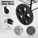 thumbnail image 4 of Carrito plegable para compras con ruedas 360°, capacidad 110 lbs, cesta de 22 gal para supermercado y lavandería, 4 of 7