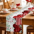 thumbnail image 5 of Valentine's Day Table Runner 72 Inches Long Farmhouse Dress Scarves, Red Love Heart Eucalyptus Floral Grey Wood Dining Tablerunner for Coffee Table/Kitchen Island/Party Décor, 13" x 72", 5 of 8