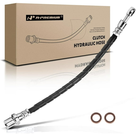A-Premium Clutch Hydraulic Hose Line Compatible with Subaru Impreza 2006-2007 H4 2.5L, Turbocharged 6-speed Transmission Only, Replace# 37251FE030