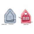 thumbnail image 2 of Art House-Moldes para velas candelabro en forma casa molde silicona decoraciones mesa, 2 of 2