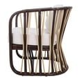 thumbnail image 3 of NPD Furniture Shanaya Rattan Accent Arm Chair in Paloma Brown, 3 of 8