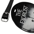 thumbnail image 2 of The Exorcist Logo and Silhouette Round Leather Luggage Card Suitcase Carry-On ID Tag, 2 of 6