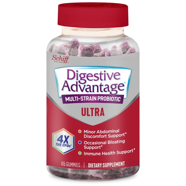 Digestive Advantage Probiotic Supplements, 2 Gummies, 65 Ct Walmart