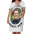 thumbnail image 3 of Vestido I Love Monty Don-holgado con cremallera para mujer, vestidos de cumpleaños para mujer, vestidos de fiesta para mujer, vestidos de verano, 3 of 7