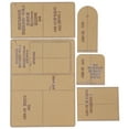 thumbnail image 2 of 5Pcs Acrylic Wallet Template Transparent DIY Hand Made Leather Craft for Coin Purse, 2 of 14