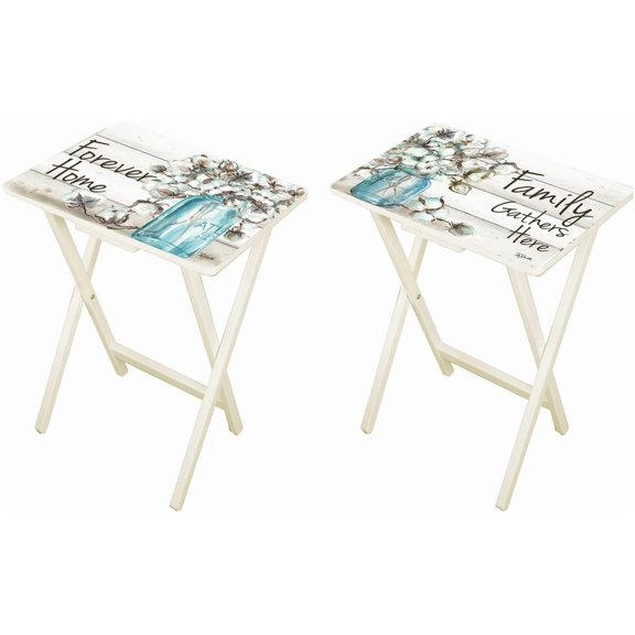 Cape Craftsmen Forever Home TV Trays, Set of 2