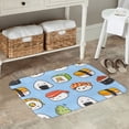 thumbnail image 5 of Kdxio Kawaii Sushi,16" x 24", Non-Slip Front Door Mats,Outdoor Welcome Mat Washable, 5 of 9