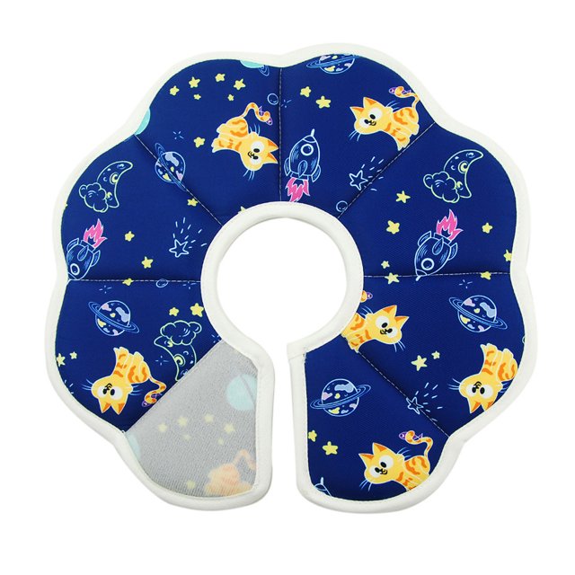 CSChome Collier Ajustable pour Animaux de Compagnie Collier Imperméable Attache Ajustable Collier de Récupération Post-Chirurgicale Doux