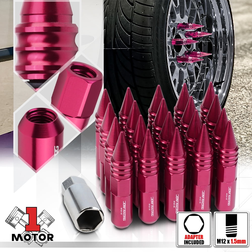 pink lug nuts