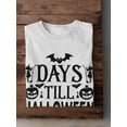 thumbnail image 3 of Days Till Halloween T-Shirt Men -Image by Shutterstock, Male x-Large, 3 of 4