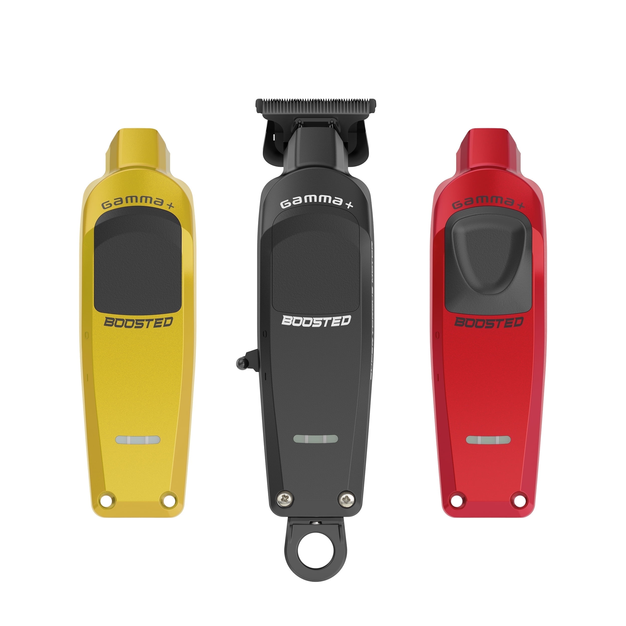 Gamma+ BOOSTED トリマー 3色カバー付属セット GAMMA+ Professional Barber Haircut Trimmer Set, Super Torque