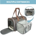 thumbnail image 2 of Gold Series Big Apple XL Expandable Pet Carrier - Low Profile, Soft Sided Premium Tote, 2 of 9