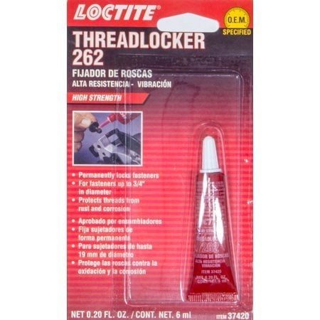 Loctite 262 Threadlocker For Automotive: High Strength, Oil Tolerant, High Temp,