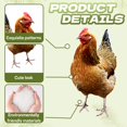 thumbnail image 7 of ICERUN 2Pcs Garden Statues,Acrylic Hen Sculpture Yard Decor,Imitation Effect Poultry Garden Statues for Outside,Style2, 7 of 7