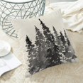 thumbnail image 6 of Watercolor Black Tree Pillow Covers 16 X 16 Inch Set of 2, Nature Themed Christmas Winter Throw Pillow Covers Rustic Forest Pillowcase Decor for Couch Sofa Home Outdoor, 6 of 6