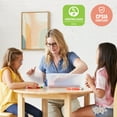 thumbnail image 6 of ECR4Kids Letter Size Plastic Tray Organizer with Lids, Large, Storage Bins, Clear, 10-Piece, 6 of 9