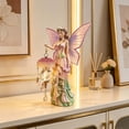 thumbnail image 6 of Resin Flower Fairy Wall Lamp, Nordic Style Home Decor Night Light, Girl Room Dream Bedside Ornament, 6 of 6