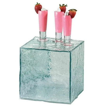 

8 Faux Glass Cube - Clear