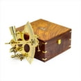 thumbnail image 3 of Large Brass Sextant W/Wooden Box - 10" - Nautical Navigation Collection, 3 of 6