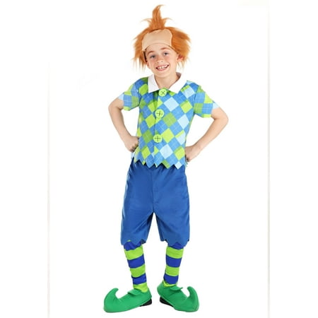 Boy s Deluxe Plaid Munchkin Costume