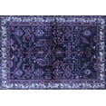 thumbnail image 1 of Ahgly Company Indoor Rectangle Persian Blue Traditional Area Rugs, 4' x 6', 1 of 4