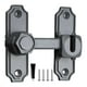 thumbnail image 4 of Cerradura para puerta de granero, pestillo de puerta, fácil instalación, herrajes portátiles, elegante, abatible Gris, 4 of 9