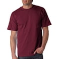 thumbnail image 1 of 2000 Double Needle Seamless T-Shirt -Maroon-Large, 1 of 2