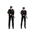 thumbnail image 3 of Modelo de policía femenina a escala 1/64, modelo de personas pequeñas, colección de decoración de escritorio, accesorios de película, ornamento en 1 mujer y 1 hombre, 3 of 8