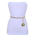 thumbnail image 3 of Women Gold Metal Chain Belt Lion Charm High Waist Hip XL XXL, 3 of 10