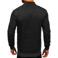 thumbnail image 4 of Langwyqu Spring Fall Men Long Sleeve Zipper Cardigan Hoodies With Pocket, 4 of 5