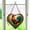 Rooster, variant on Star of David Window Hanging Stained Glass Chirstmas, Star of David Suncatchers for Windows Stained Glass