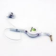 thumbnail image 3 of Retractable Mono Earphone Headphone for Samsung Galaxy A15 5G/A25 5G - 3.5mm w Mic Headset Handsfree Earbud Earpiece Microphone, 3 of 8