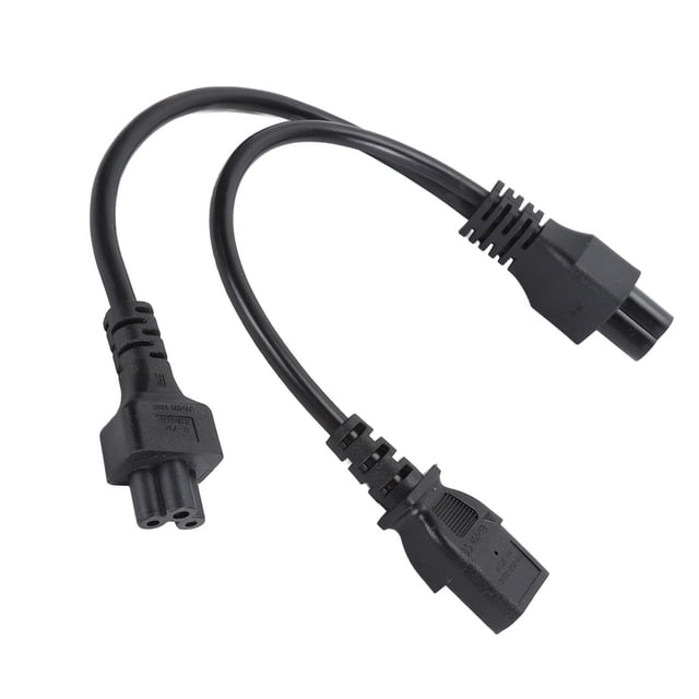 Cable De Alimentación IEC 320 C6 Macho A C13 C5 Hembra, Enchufe De Alimentación Divisor Y Aislante De Alta Eficiencia Para Monitores De Altavoces Portátiles