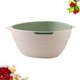 thumbnail image 3 of Cesta de secado de doble capa Cesta de filtro de lavado de arroz portátil Coladores de lavado de frutas y verduras Utensilios de HOMEMAXS 6531676-MX, 3 of 6