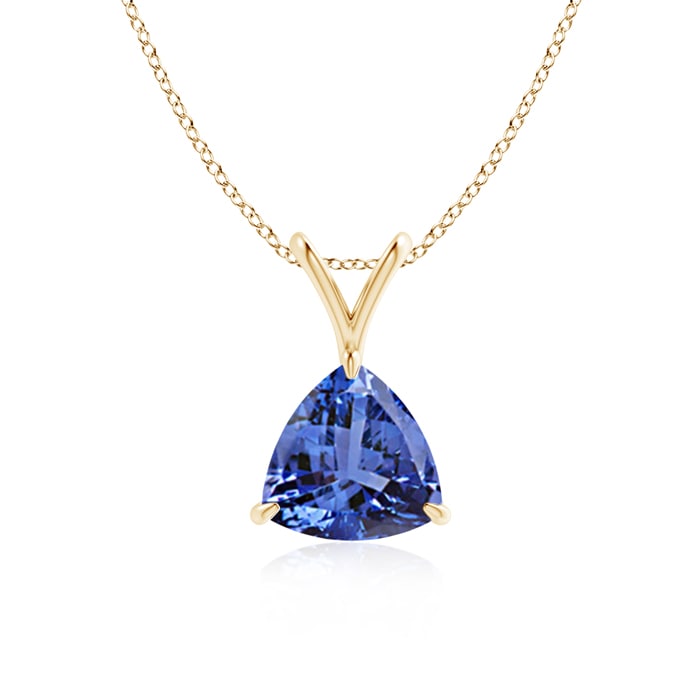 tanzanite solitaire necklace