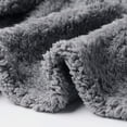 thumbnail image 5 of 1 Pack 3 Calming Blankets Fluffy Premium Fleece Pet Blanket Soft Sherpa Throw for Dog Puppy Cat Grey, 5 of 9