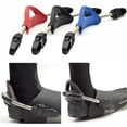 thumbnail image 4 of Soidarity Keep Diving Zapatos de acero inoxidable Correa de resorte Gear Clip Jet Parts con hebilla de liberación rápida Talón Suministros Correas Diver Deportes acuáticos Azul L Soidarity OD002634-04B, 4 of 6