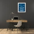 thumbnail image 3 of Vision Studio 12x14 White Modern Wood Framed Museum Art Print Titled - Antique Ship Blueprint II, 3 of 4