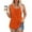 Orange, variant on ITSAME Womens Plus Size Tank Tops, Pleated Loose Fit Crew Neck Summer Casual Cami Shirts Red 5XL