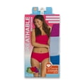 thumbnail image 3 of Fruit of the Loom Women's Breathable Seamless Low-Rise Brief Underwear, 3-Pack, 3 of 7
