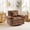 Brown, variant on Wansaly Swivel Accent Chair, 23.6" Wide Chenille Armchair with Pillow, Orange