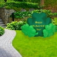 thumbnail image 6 of LED Lighted Inflatable Happy St. Patrick's Day Triple Shamrock Outdoor Decoration - 60", 6 of 7