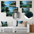 thumbnail image 4 of Designart "Calm Caraibe Retreat" Nautical & Beach Metal Wall Art, 4 of 5